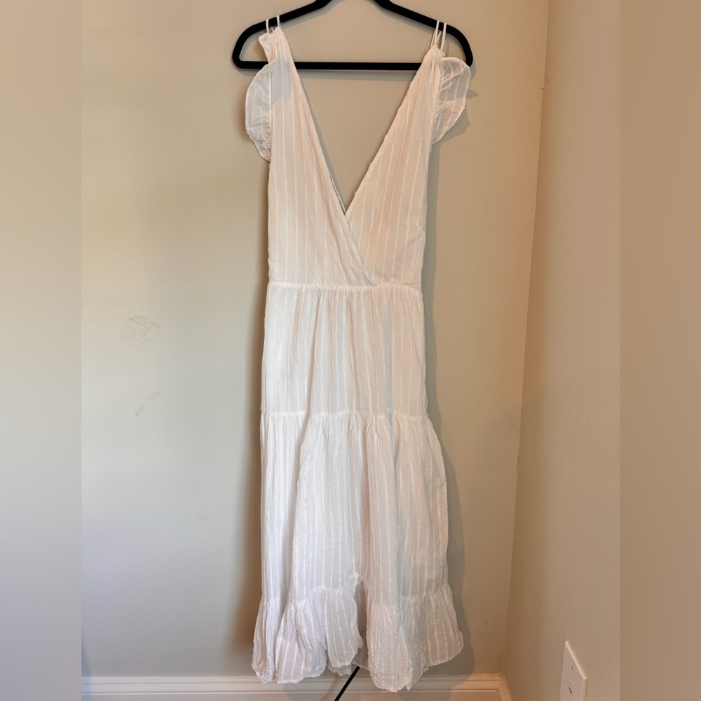 Zara White Mid Dress